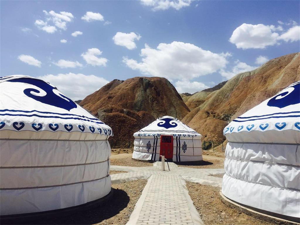 Kaoshan Tent Zhangye Exterior photo