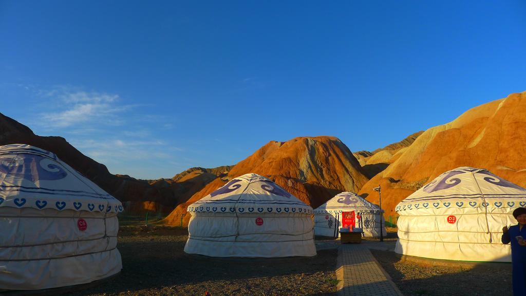 Kaoshan Tent Zhangye Exterior photo