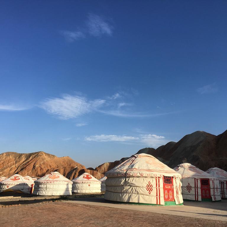 Kaoshan Tent Zhangye Exterior photo