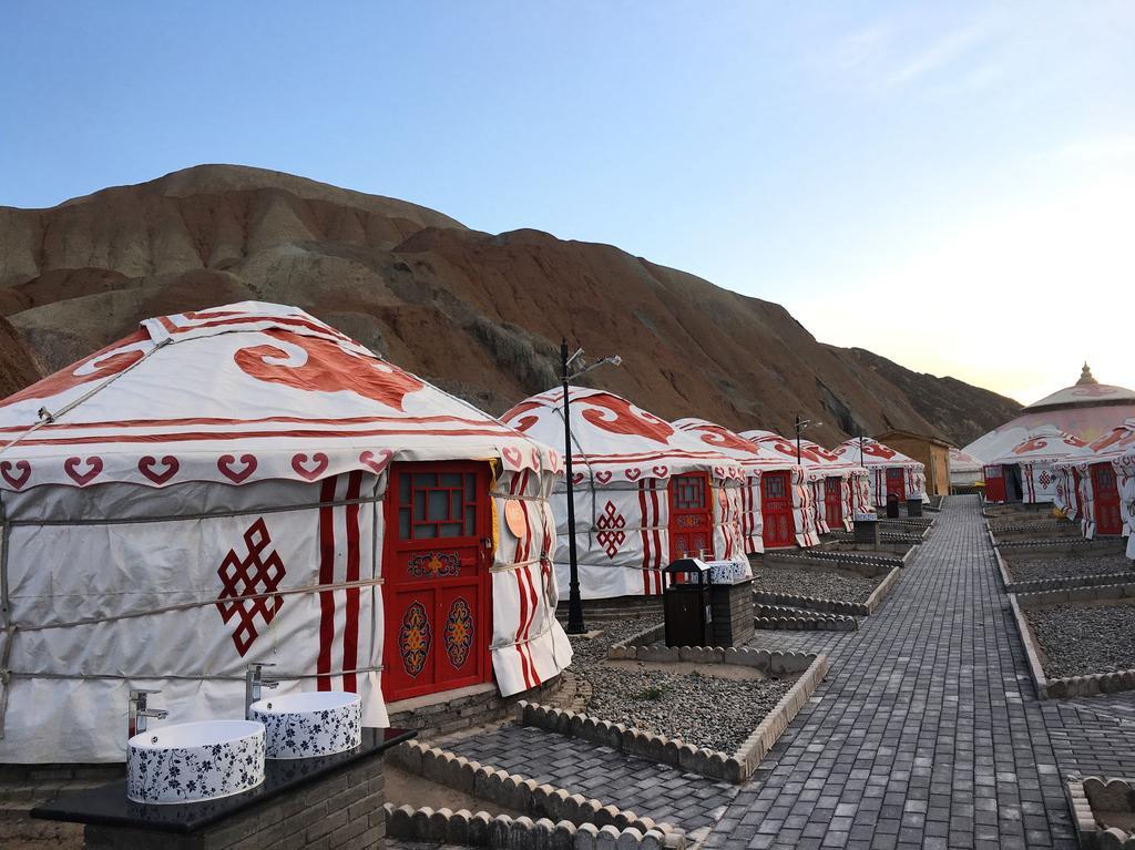 Kaoshan Tent Zhangye Exterior photo