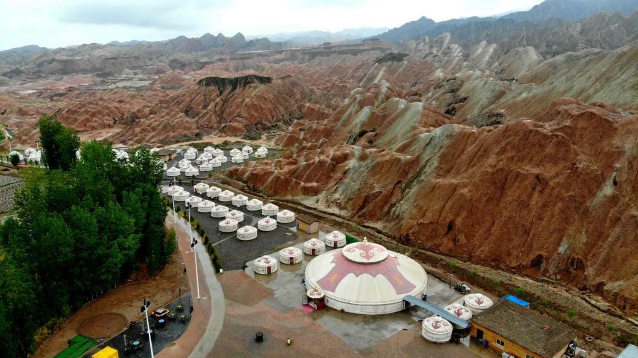 Kaoshan Tent Zhangye Exterior photo